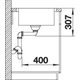Blanco spoeltafel lemis xl 6 s-if auto