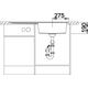 Blanco Zenar XL 6 S-F r café automatische bediening