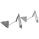 Ferrure relevante pliante Lift Advanced HF, 551 - 610