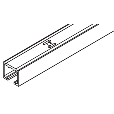 Hawa Clipo 26/36 rail supérieur simple apparent à visser