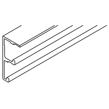 Hawa Combino rail double 20/35 perforé l2.5m 