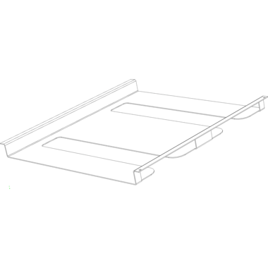 One glazenhouder 300mm