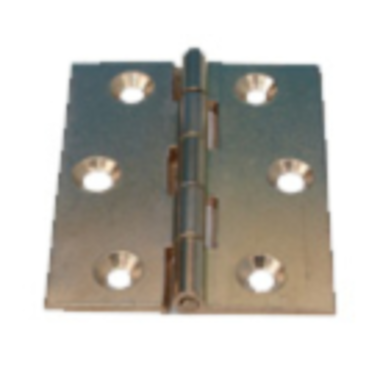 Paumelle 50x40mm bronze