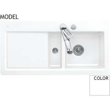 V&B 6712.01.kg subway 60d blanc neige brillant ceramicplus