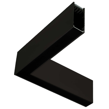 Xline profil de coin noir 580x34x80mm 