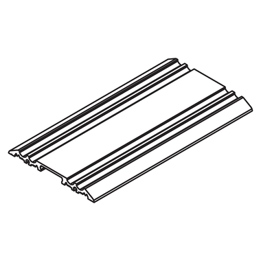 Hawa rail de guidage double l6000mm alu 