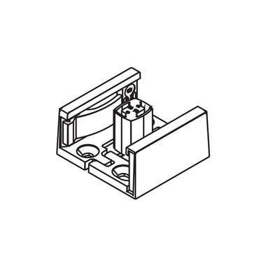 Hawa guide inférieur verre/verre pour Ordena