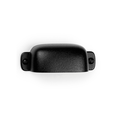 Bouton FIRM BA64 L93.9 zamac noir texture