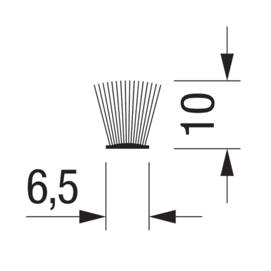 Brosse anti-poussière