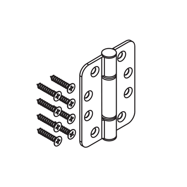 Hawa Variofold/Centerfold charnière acier inoxydable
