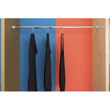 Telescopische kastbaar 75-115 cm chroom