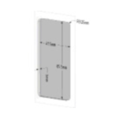 No-ha plaque de finition