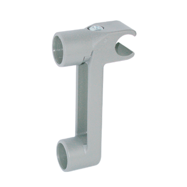 Relinghouder XP dubbel zilver vr dwarsreling