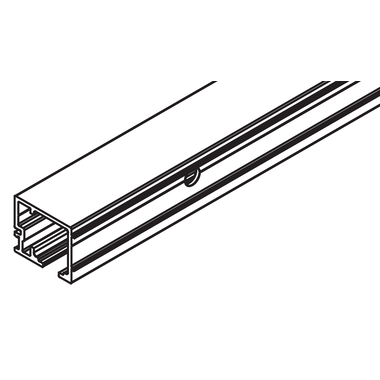 Hawa Junior 80/100 rail de roulement uniquement pour montage mural alu