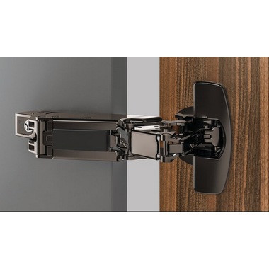 Sensys groothoekscharnier, veerloos in obsidiaanzwart