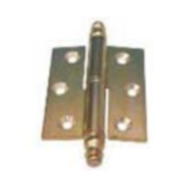 Paumelle de style 60x40mm laiton droite