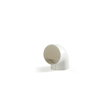 Bocht 90° ronde buis glad pvc ø 150 mm