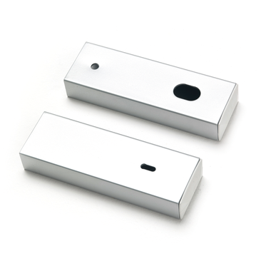 2 eindstukken vr 9001/9006 l:180mm rvs look