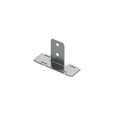 Plaque de fixation pour profil poignée pour installation sous le plan de travail
