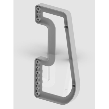 Afstandsblok lift 700 grijs