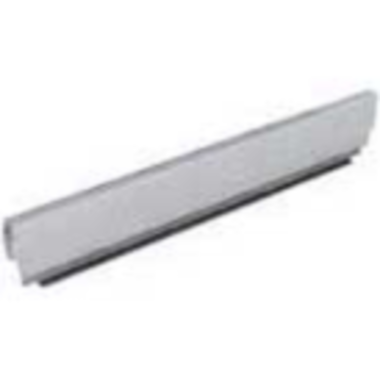 Rugwand XP h86 k550mm zilver zijden 16mm