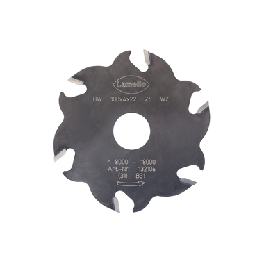 Lamello fraise a rainurer hw z6 100x4x22 (01 13210 6) classic