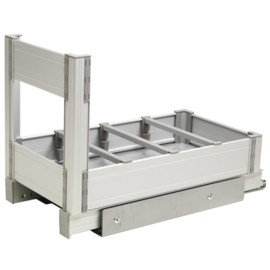 Uittreksysteem new line met fless met flessenrek