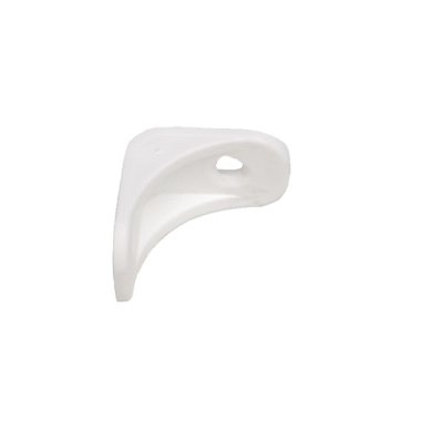 Équerre polypro petit modèle blanc  