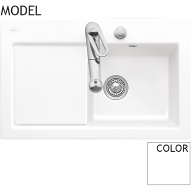 V&B 6714.01.kg subway 45d blanc neige brillant ceramicplus