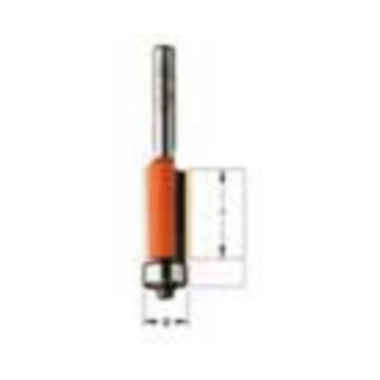 Uitloopfrees met lager i=25,4 d=12,7 mm