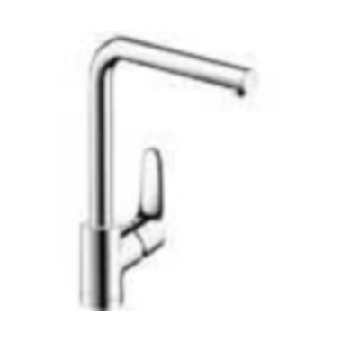 Hansgrohe Focus mitig.evier pivotant inox look  