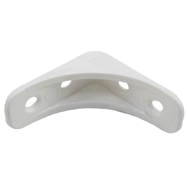 Équerre polypro haut modèle blanc  