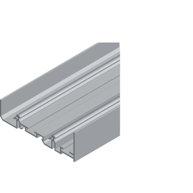 PS48 profile haut a visser ou clipser alu 6.1m