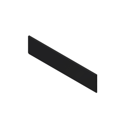 Nova Pro front binnenlade zwart 1160mm inkortbaar