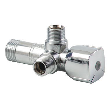 Belgaqua robinet équerre+ anti-retour 1/2x3/8x3/8  