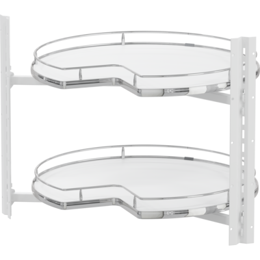 VS Corner Wheel 3/4 chrome/blanc