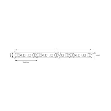 Strip led Emotion Dual Color 24V 8mm