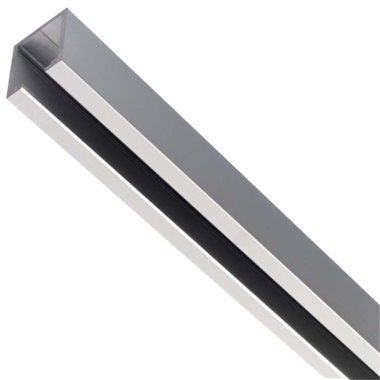 Hawa Junior 80/100 rail de roulement simple inox look