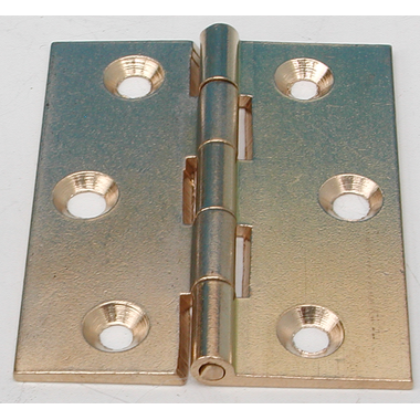 Paumelle 60x40mm laiton