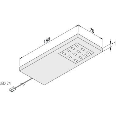 Hera Slim-Pad led 24V
