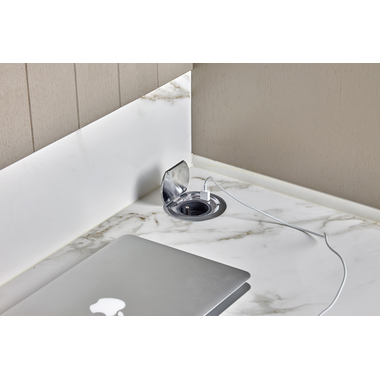 Ring inbouw stopcontact met USB