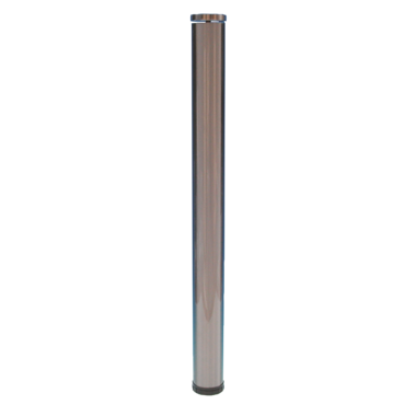 Poot como glas d.60mm h.870mm inoxlook