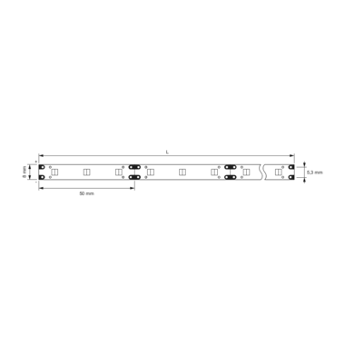 Strip led Emotion 12V 8mm