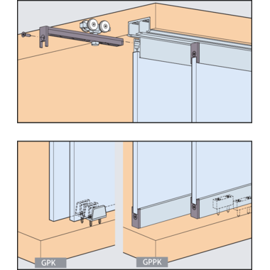 Hawa Clipo 36 GPK/GPPK inslide (IS) garniture de base 