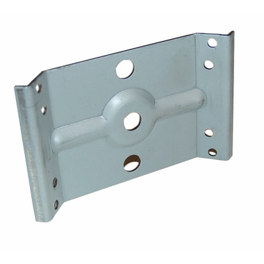 Tafelhoekplaat B3 120x75mm ijzer blank