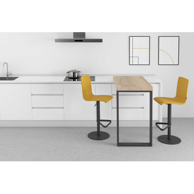 Pivoterende tafel 90° (zonder tafelblad)