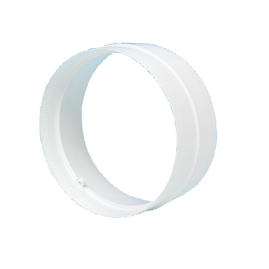 Raccord tube rond blanc  