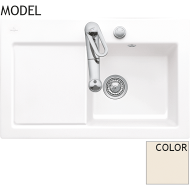 V&B 6714.01.kr subway 45d creme brillant ceramicplus