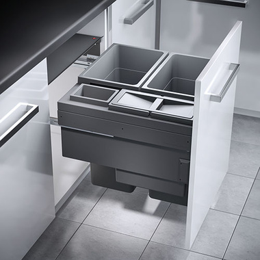 Hailo Euro Cargo Synchro softclose donkergrijs