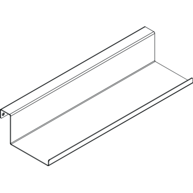 One Niche hangelement lang 280mm zwart mat